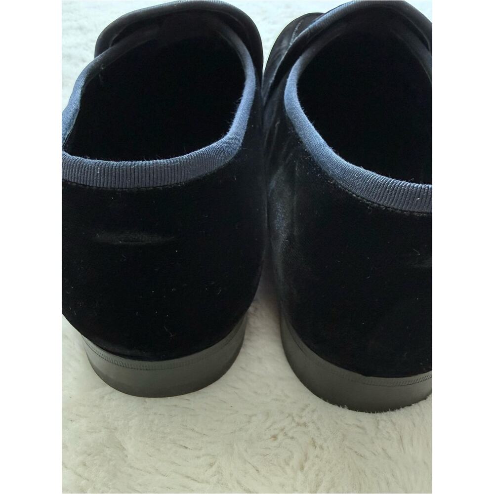 Louis Vuitton LV Monogram velvet loafers size 10 US Authentic - Picture 9 of 11